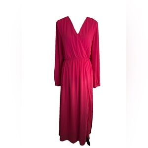 Lulus Pink Wrap Dress